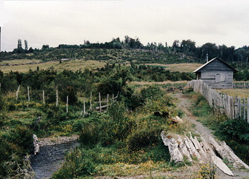 Paisage de Chiloe, en el camino de Quellòn...