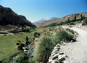 Cerca de Caspana.